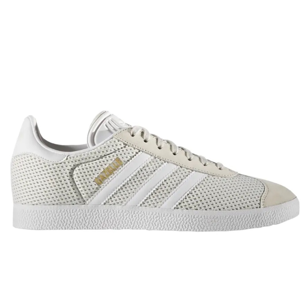 Adidas - GAZELLE- Talc Women's Beige Sneakers with Mesh detailing - SIZE 6.5👟✨